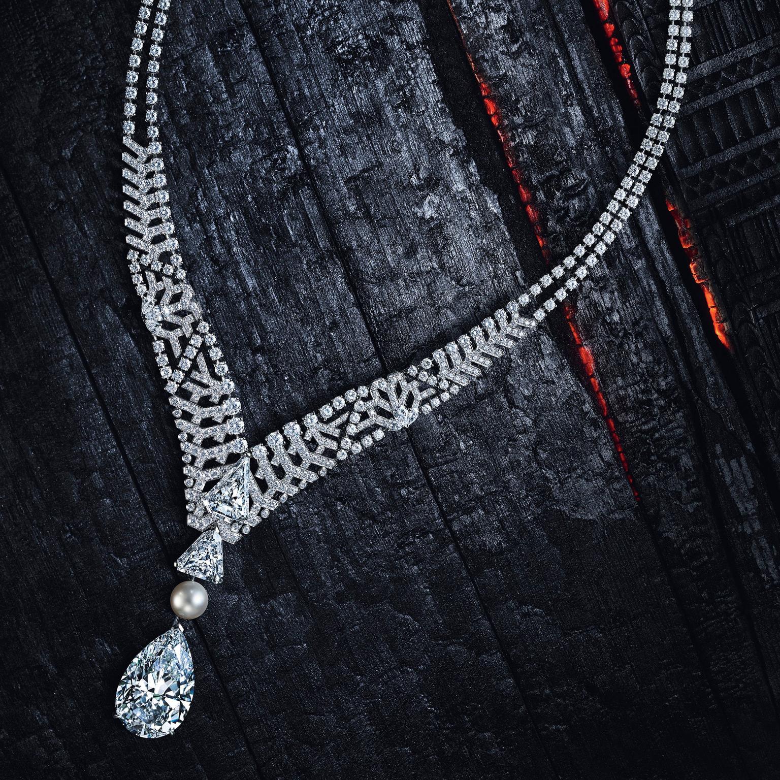 cartier diamond necklace images