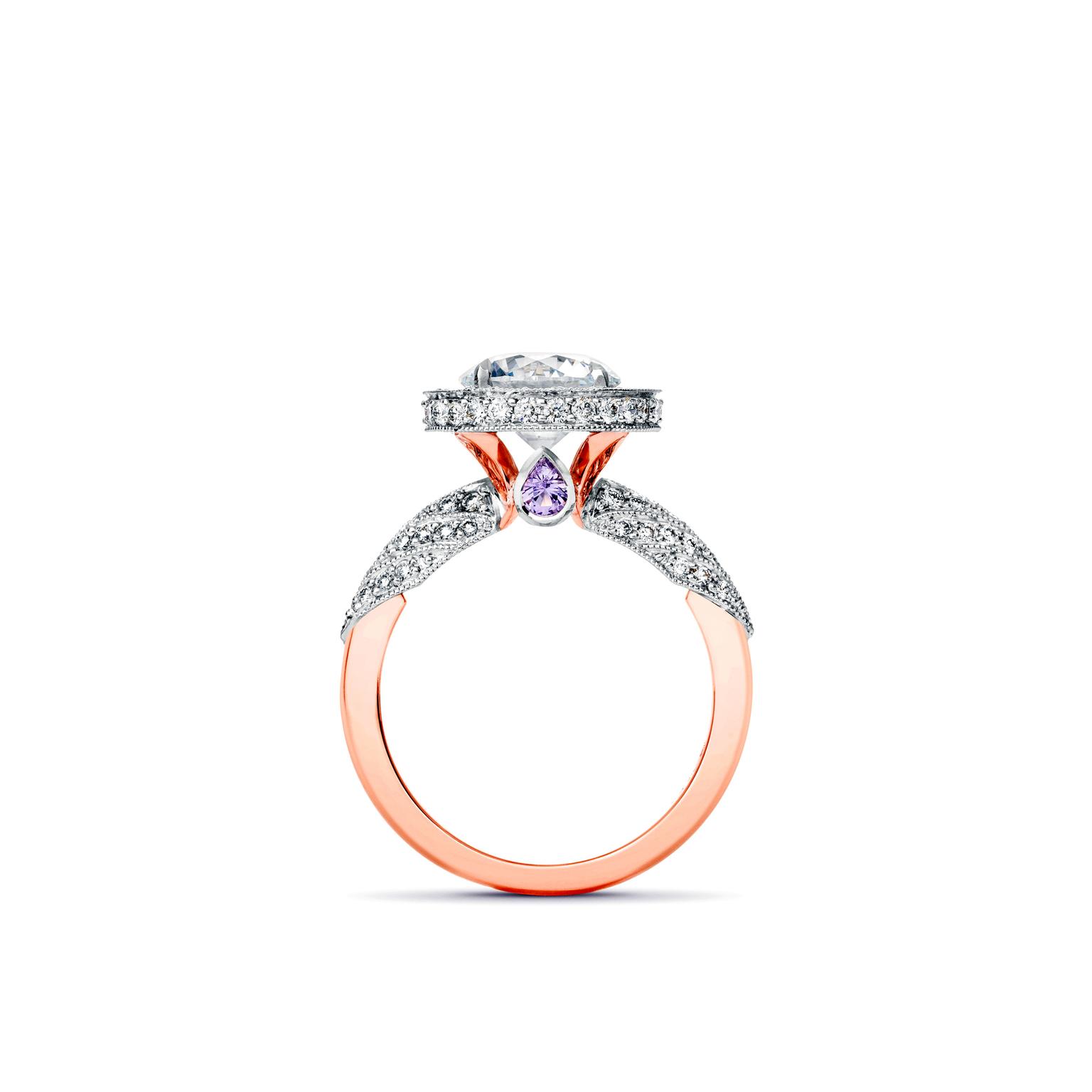 Fairfax & Roberts custom-made engagement ring