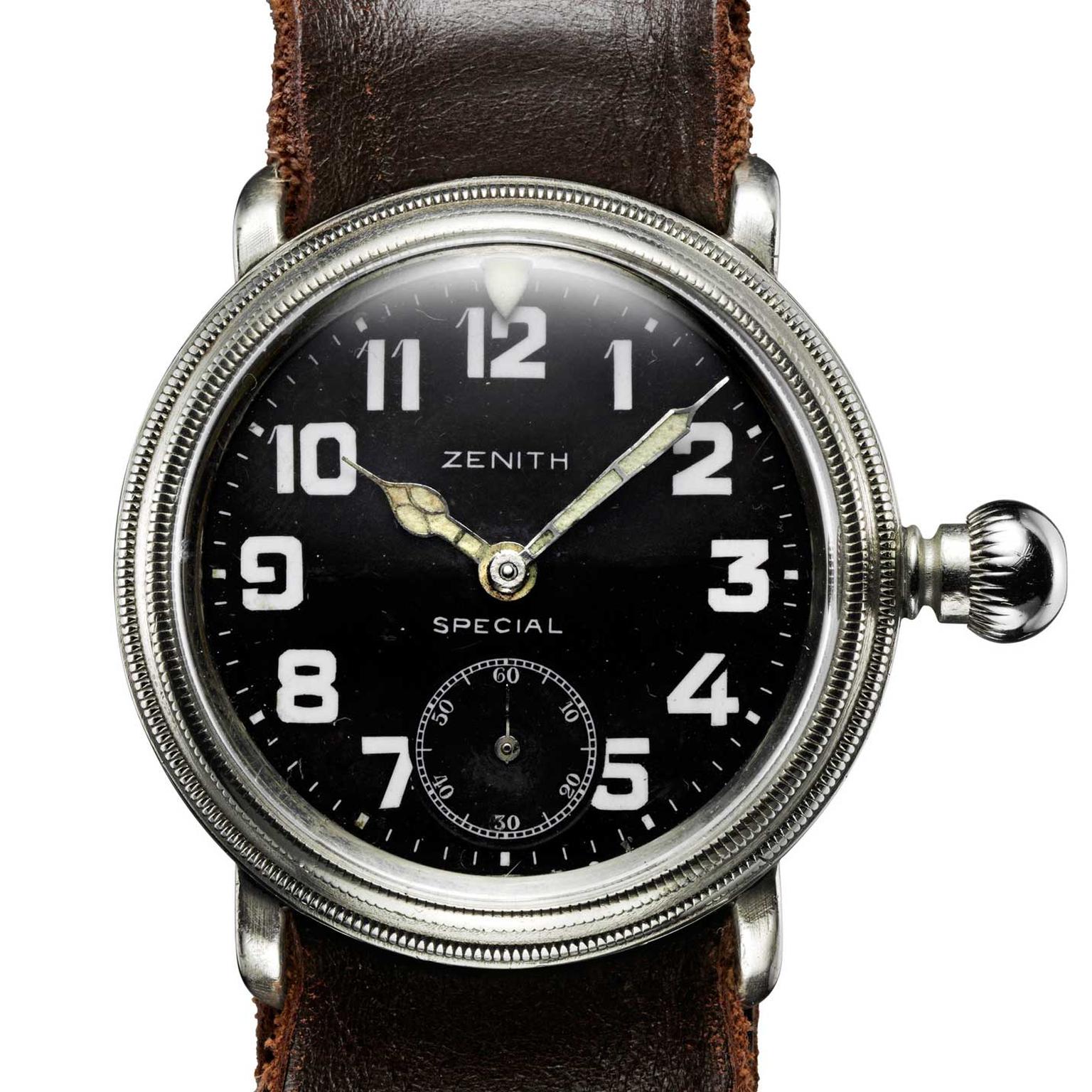 Zenith watch once owned by Louis Belriot