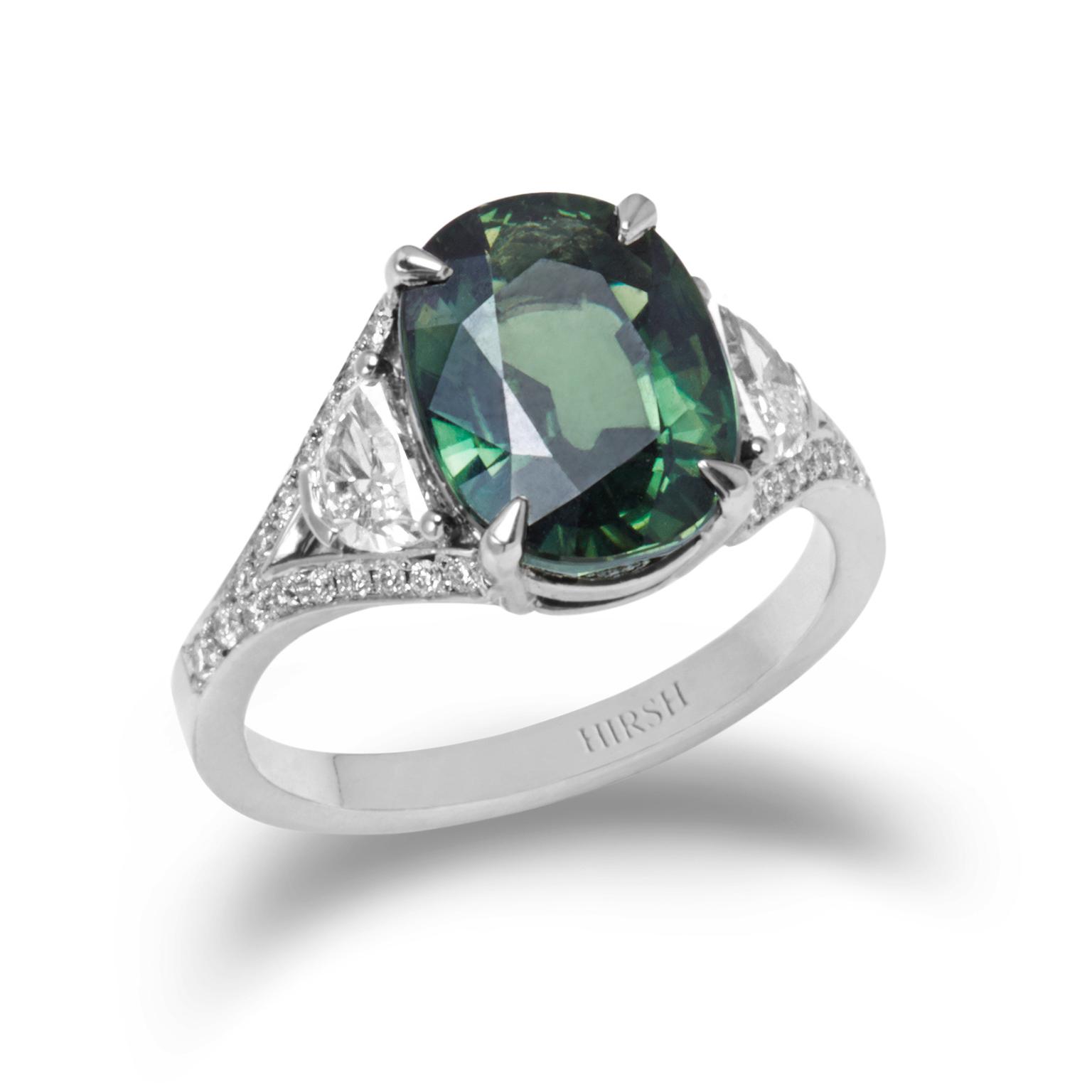 Hirsh-green-sapphire-engagement-ring