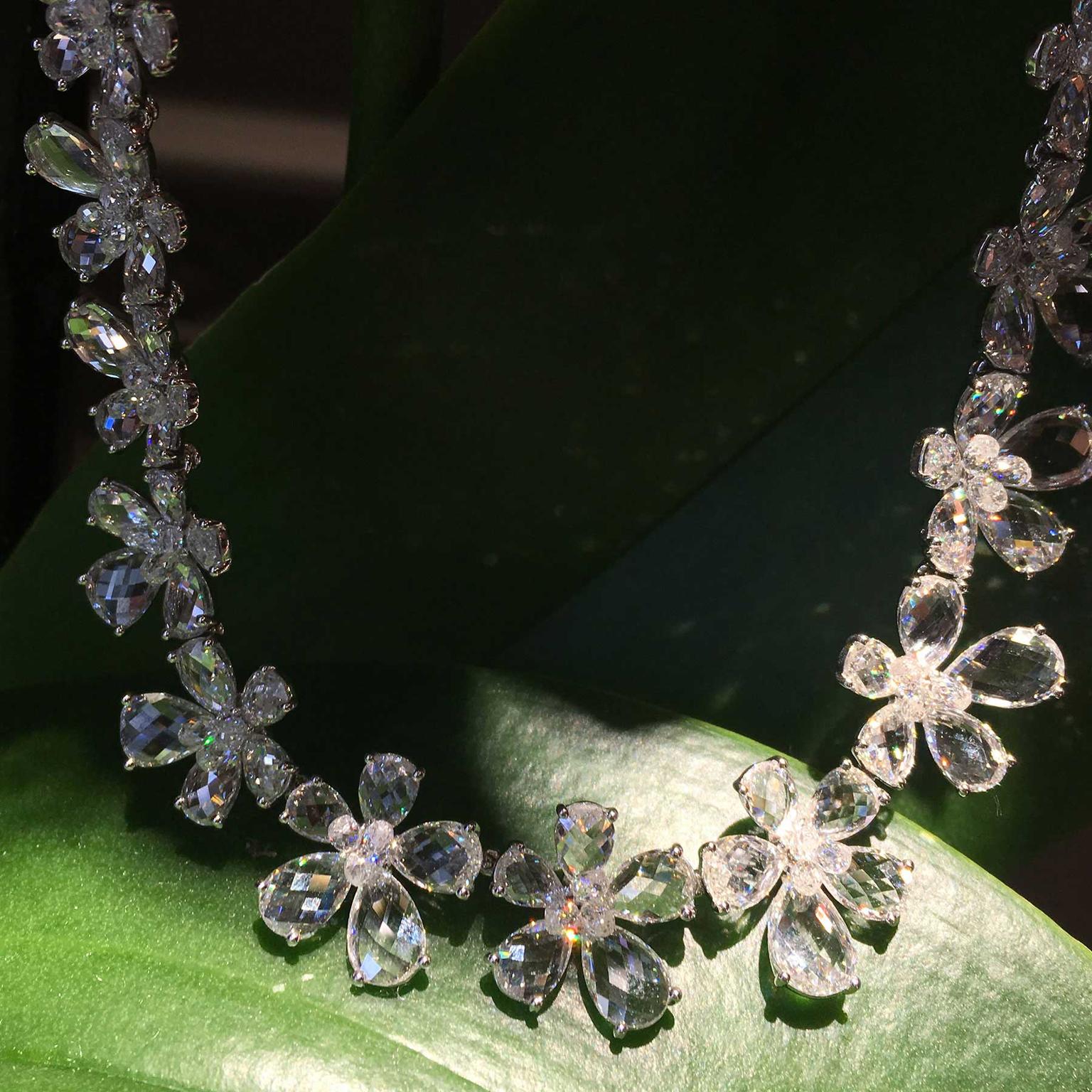 Jasmine Cut Diamond Necklace Nirav Modi The Jewellery Editor