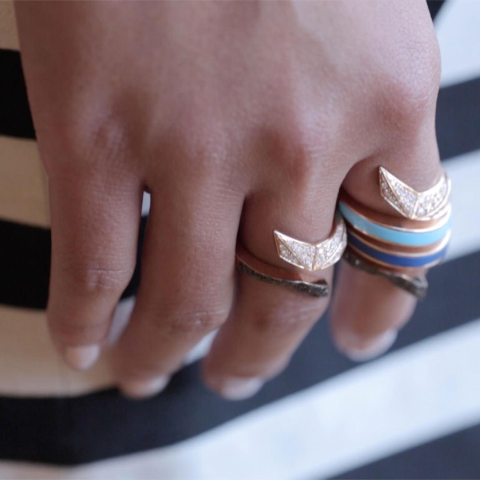 Octium Twist Collection rings