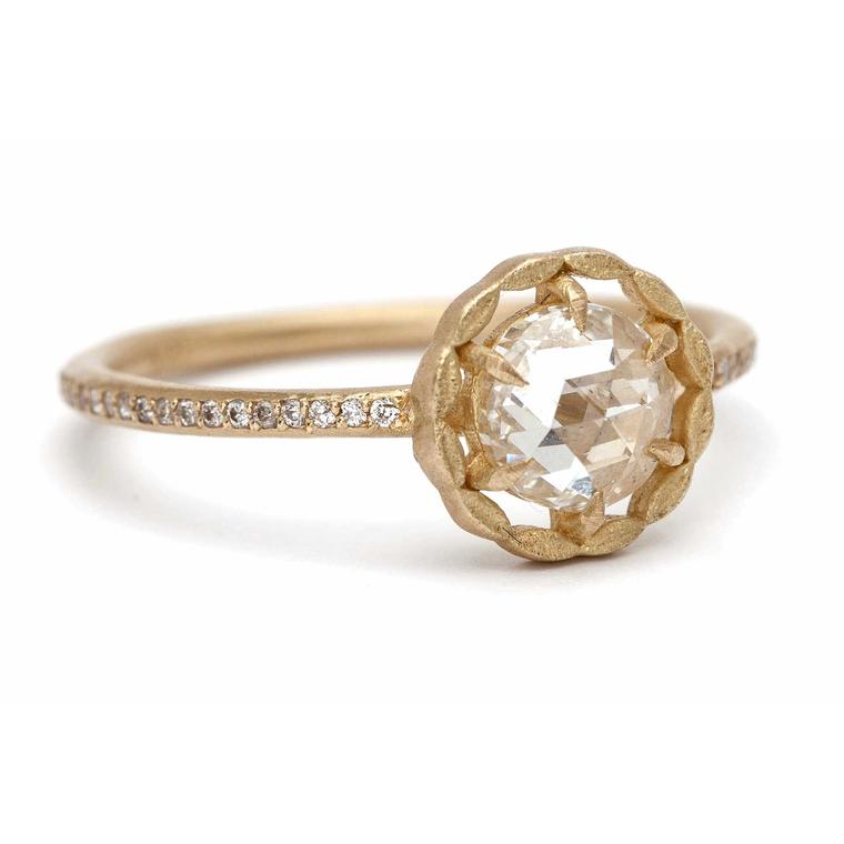 The revival of rose-cut diamond engagement rings
