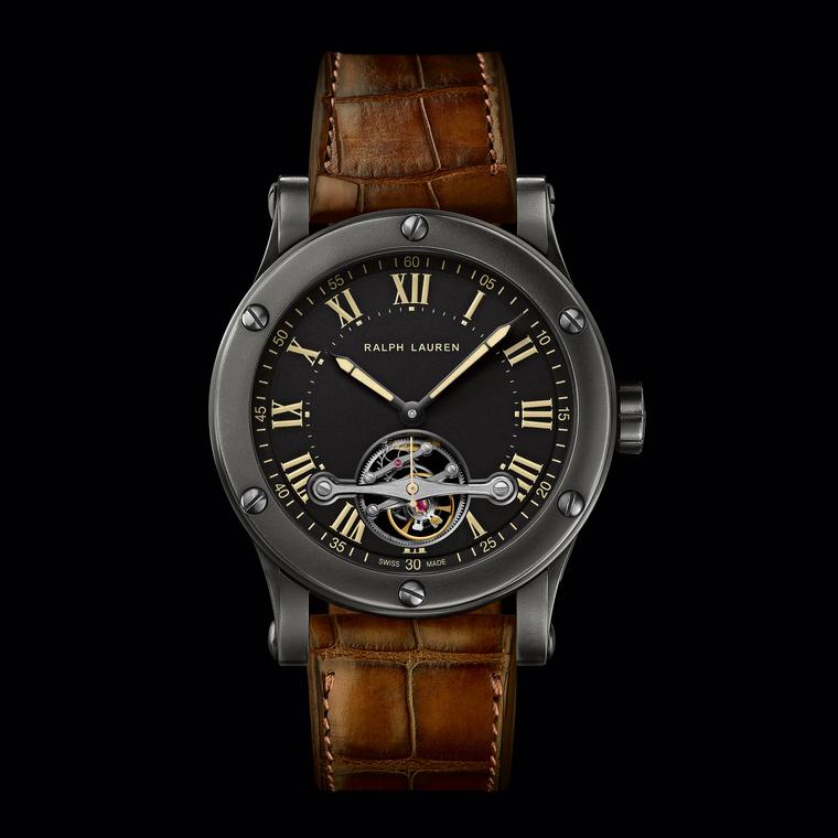 Safari 45mm Tourbillon watch in stainless steel