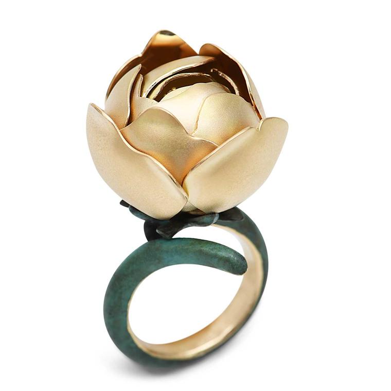 Emmanuel Tarpin globeflower ring