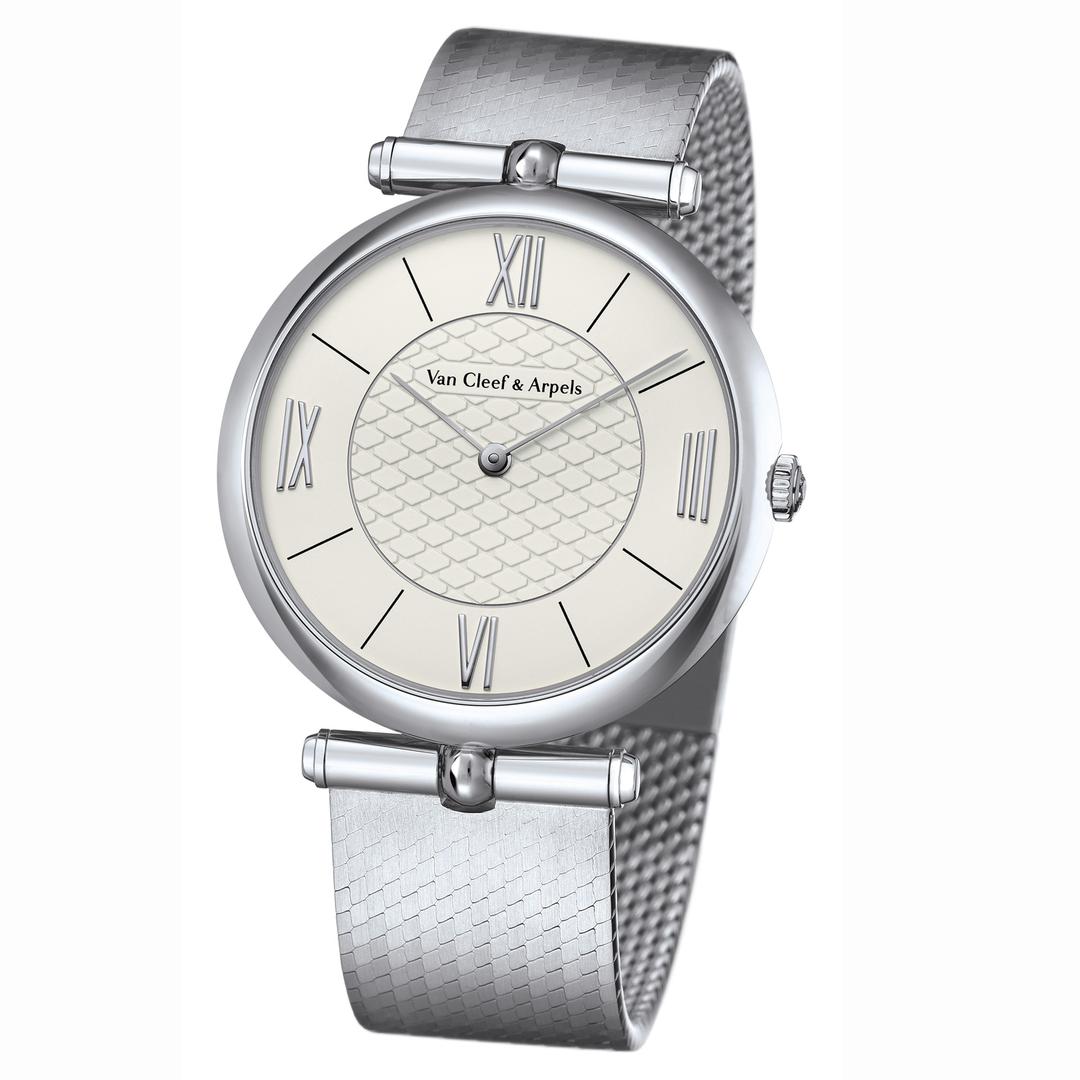 Pierre Arpels watch in white gold Van Cleef & Arpels The Jewellery