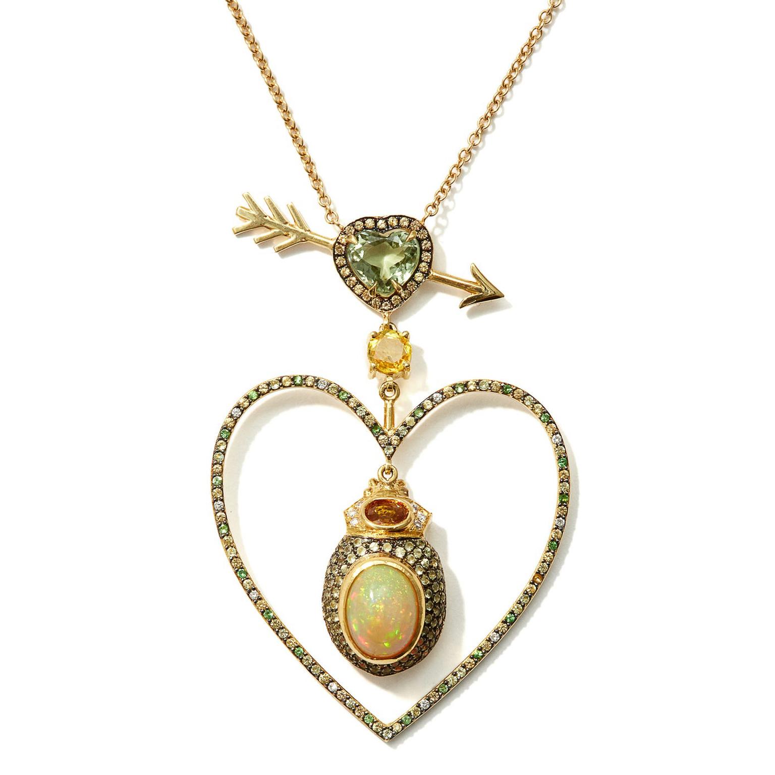 Beaming Love necklace by Daniela Villegas