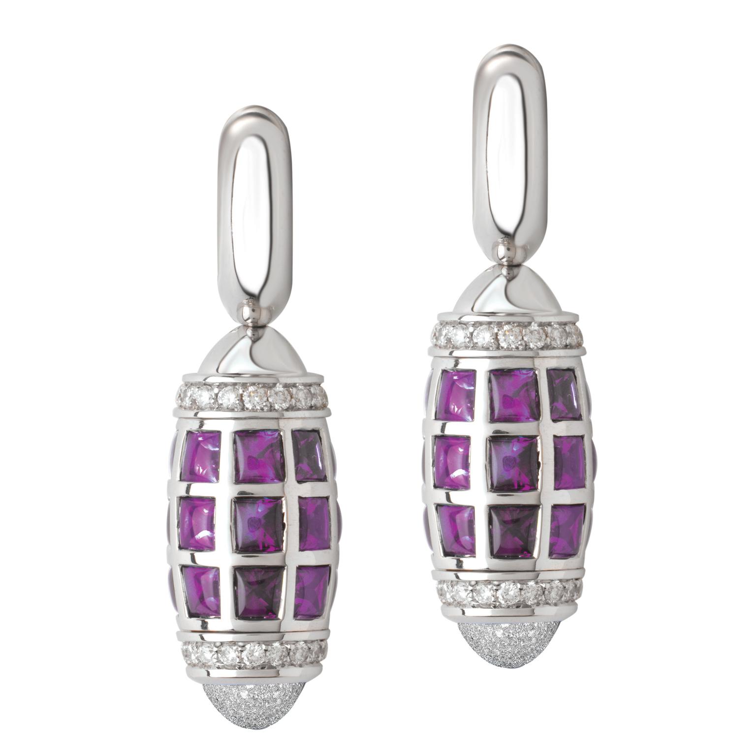 Avakian pink sapphire earrings