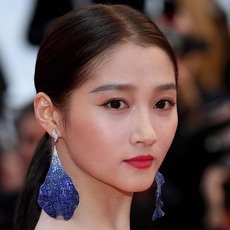 Guan Xiaotong in Chopard jewels Cannes Film Festival 2019 