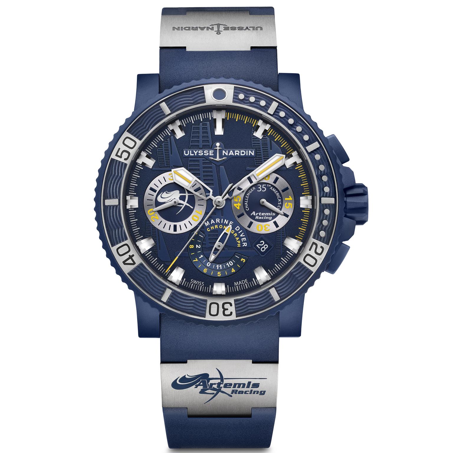Ulysse Nardin Diver Chronograph Artemis Racing watch