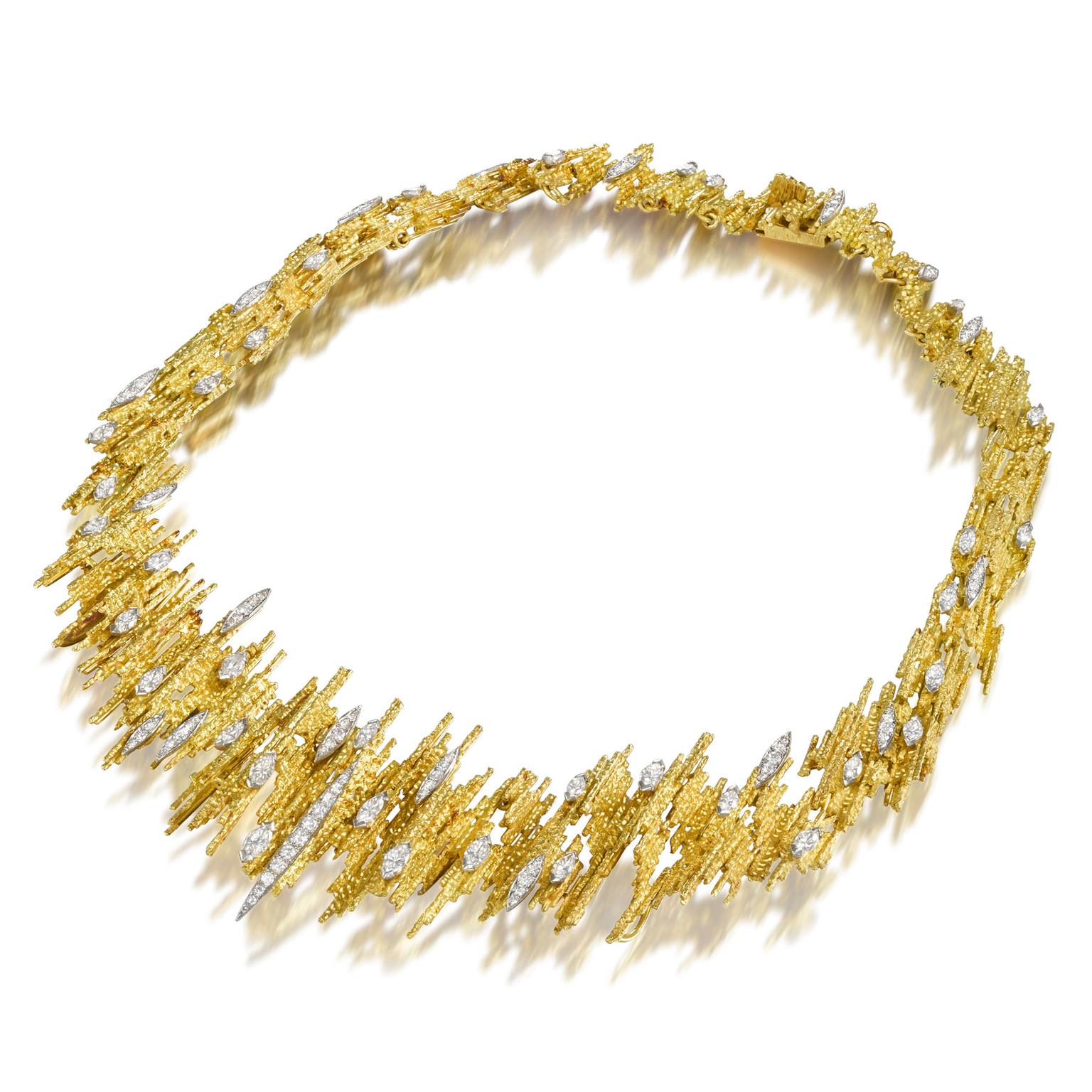 Andrew Grima gold and diamond necklace