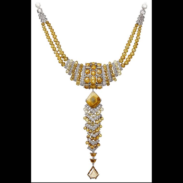 Cartier Magnitude Yuma necklace with yellow diamonds