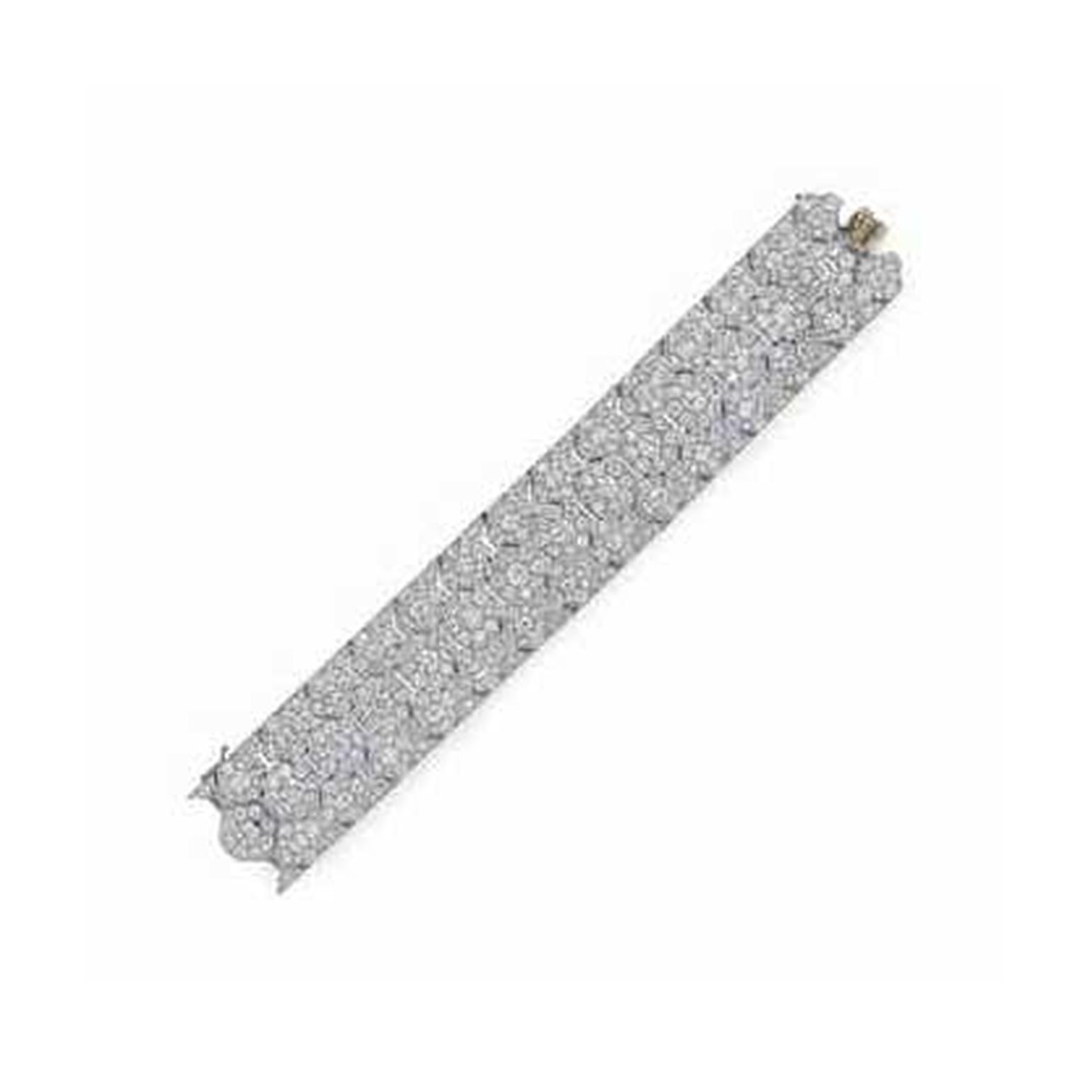 Art Deco diamond bracelet by Cartier