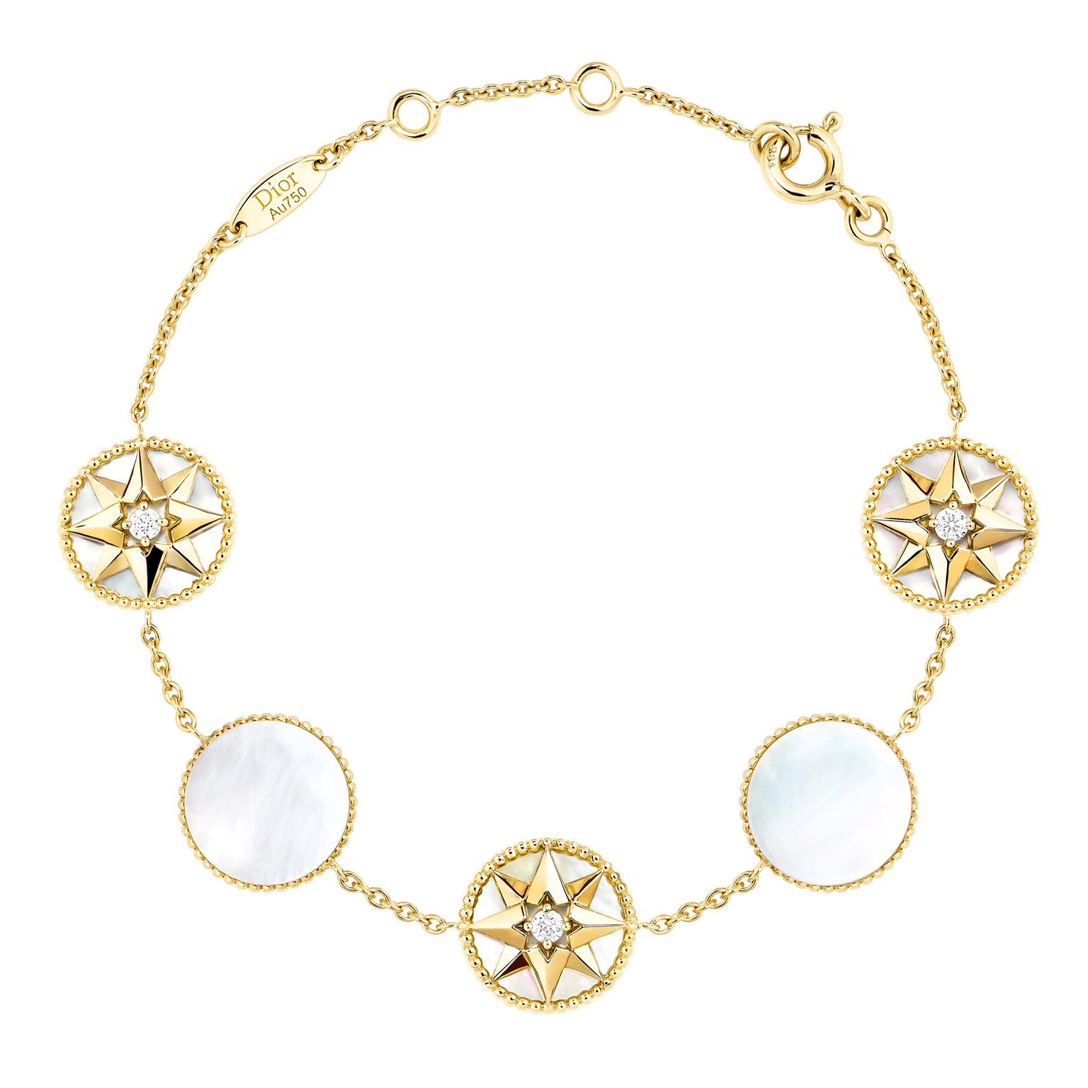 Dior Rose des Vents mother-of-pearl bracelet