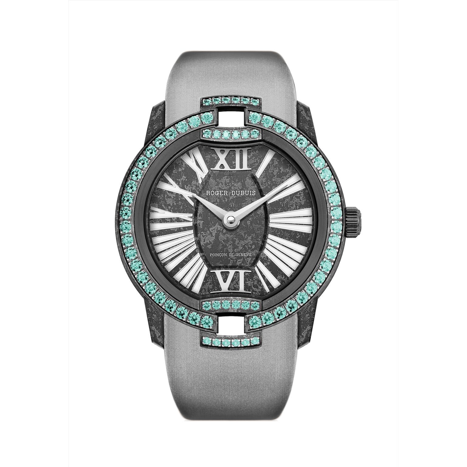 Roger Dubuis Black Velvet diamond watch