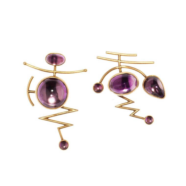 Wendy-Ramshaw-was-ahead-of-the-trends-in-1994-when-she-created-these-yellow-gold-and-amethyst-earrings