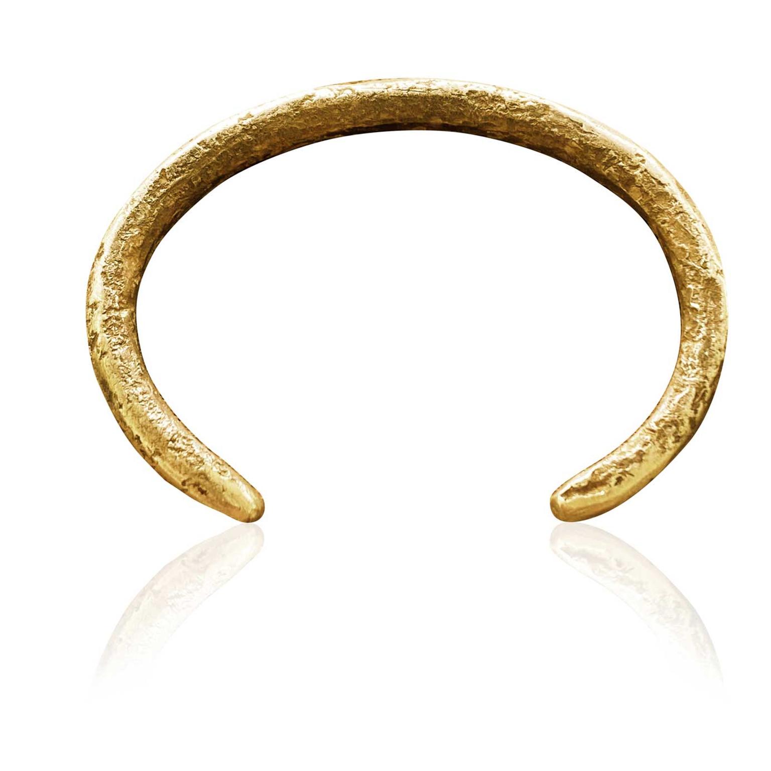 Patrick Mavros Forged by the Ocean gold bangle