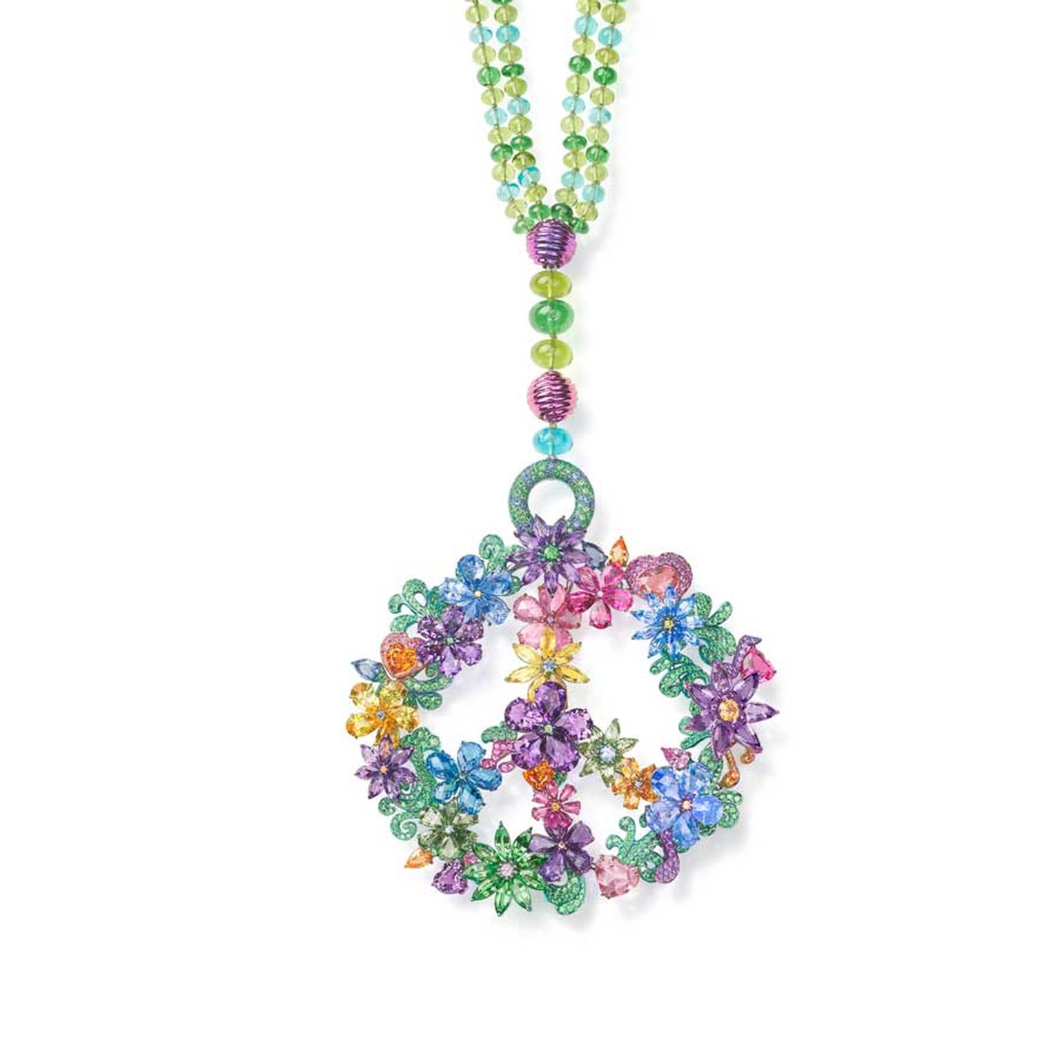 Chopard Peace and Love necklace Chopard Loves Cinema Red Carpet collection