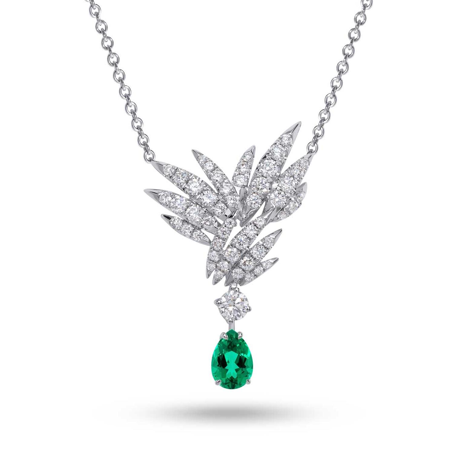 Stenzhorn Bora Bora Supernatural diamond and emerald pendant