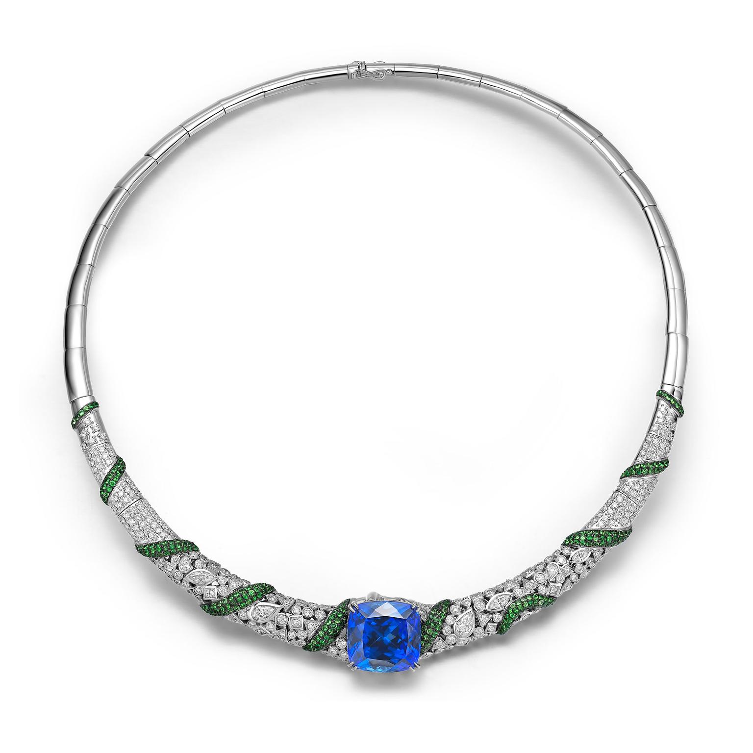 Fei Liu jewellery tanzanite necklace