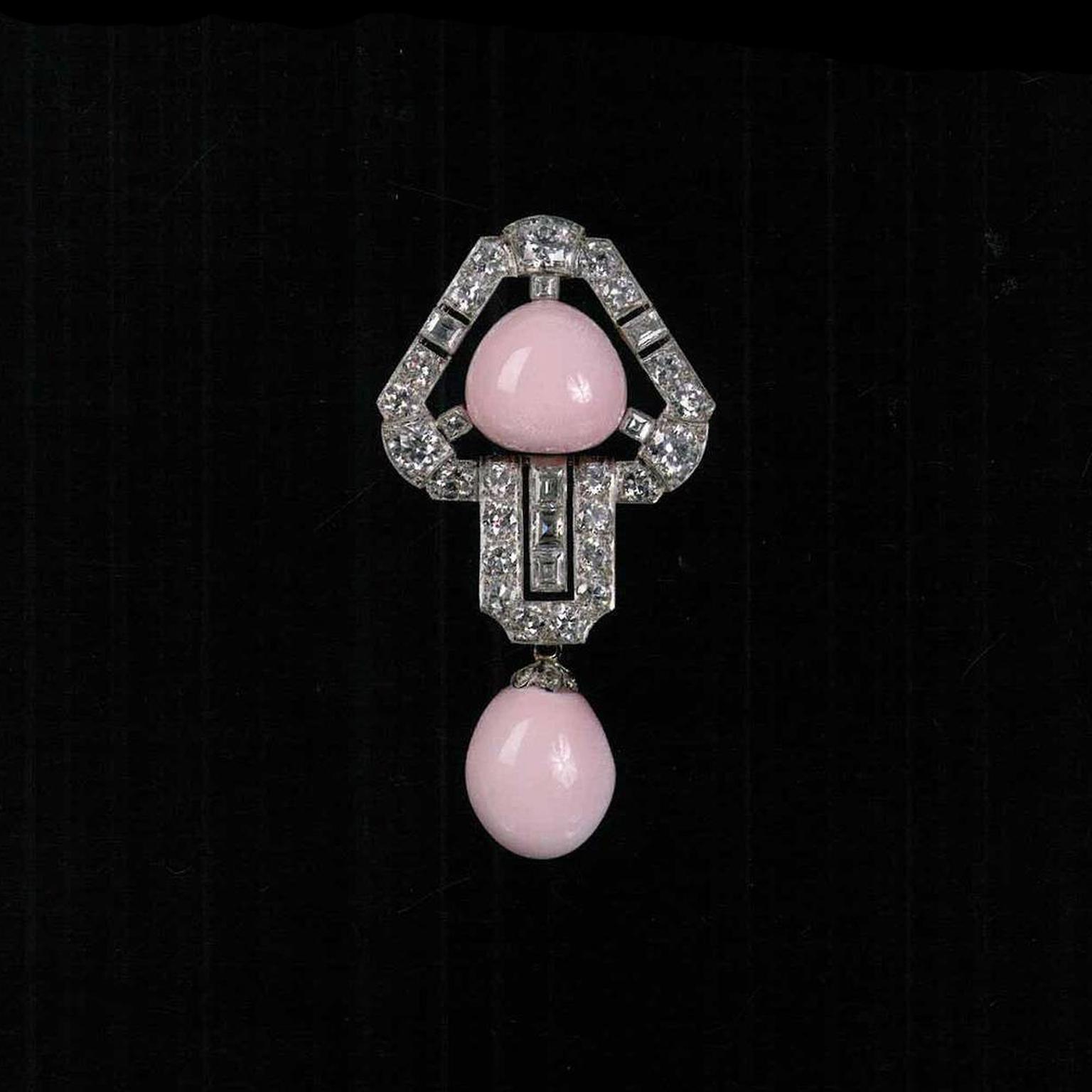 The Queen Mary Conch Pearl brooch