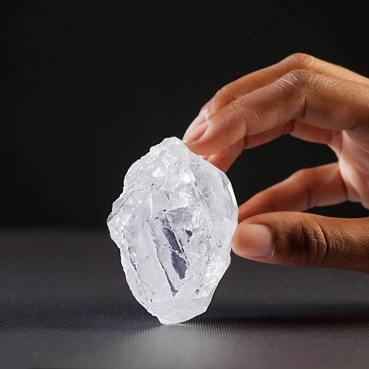 Sotheby's to auction a rough diamond the size of a tennis ball