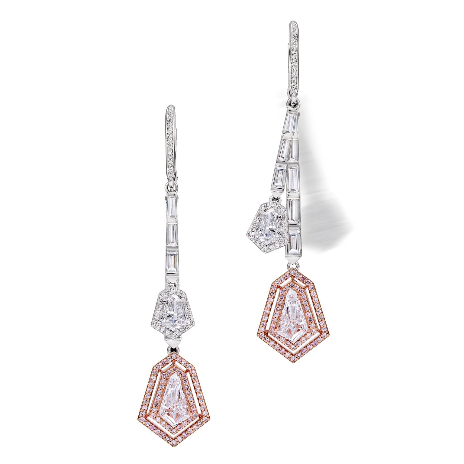 Avakian swinging diamond earrings