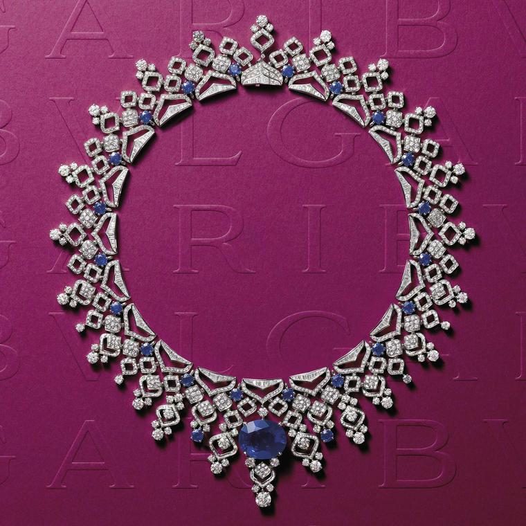 Bulgari Barocko Sapphire Lace necklace