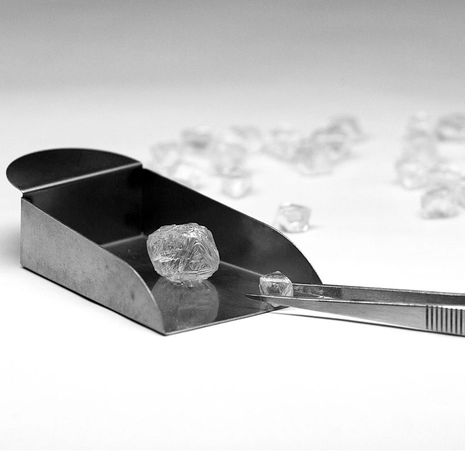 The largest Canadian diamond mined in Canada at 12.08 carat
