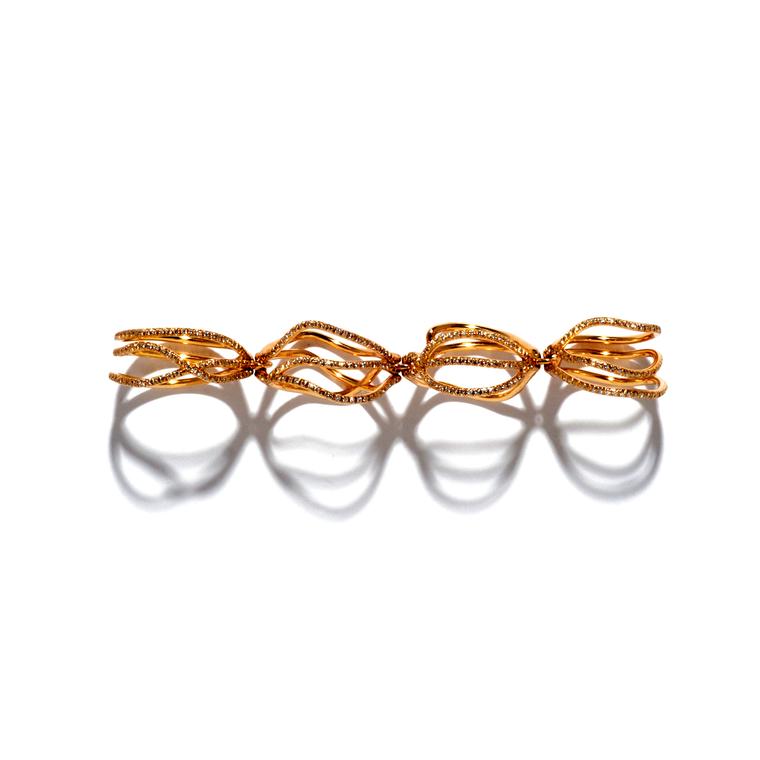 Repossi pink gold ring
