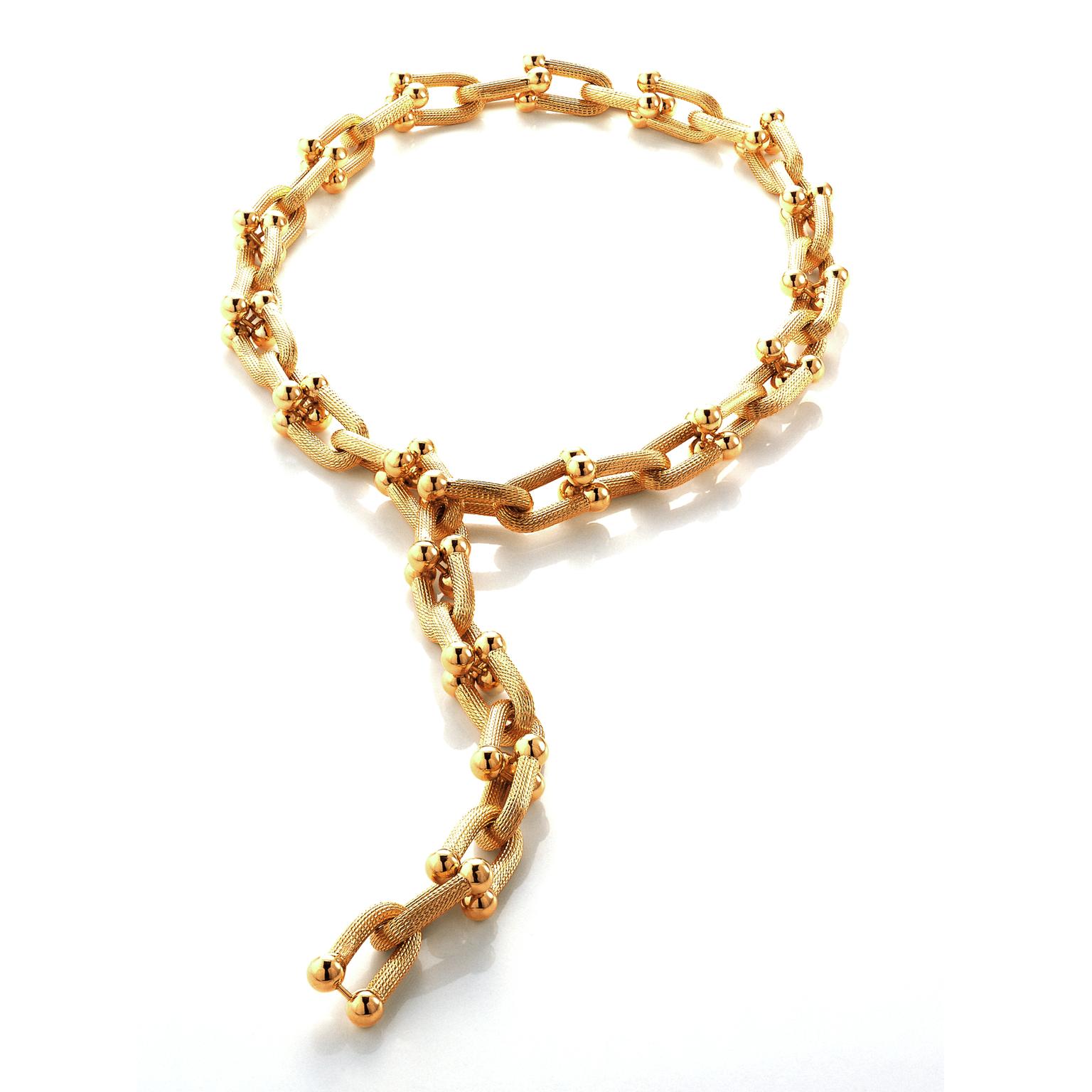 Weingrill gold shackle chain
