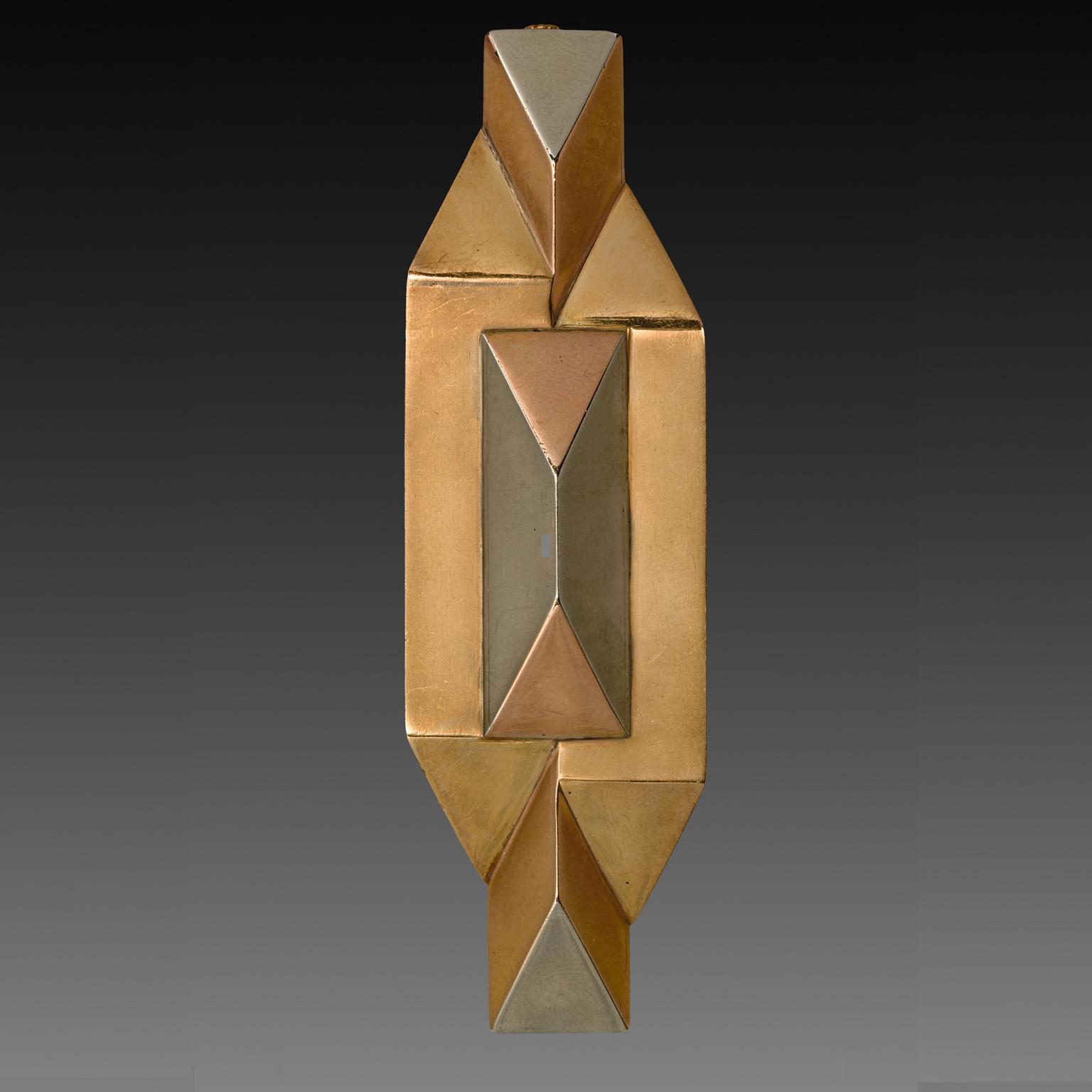 Gold Art Moderne brooch from the collection of Neil Lane