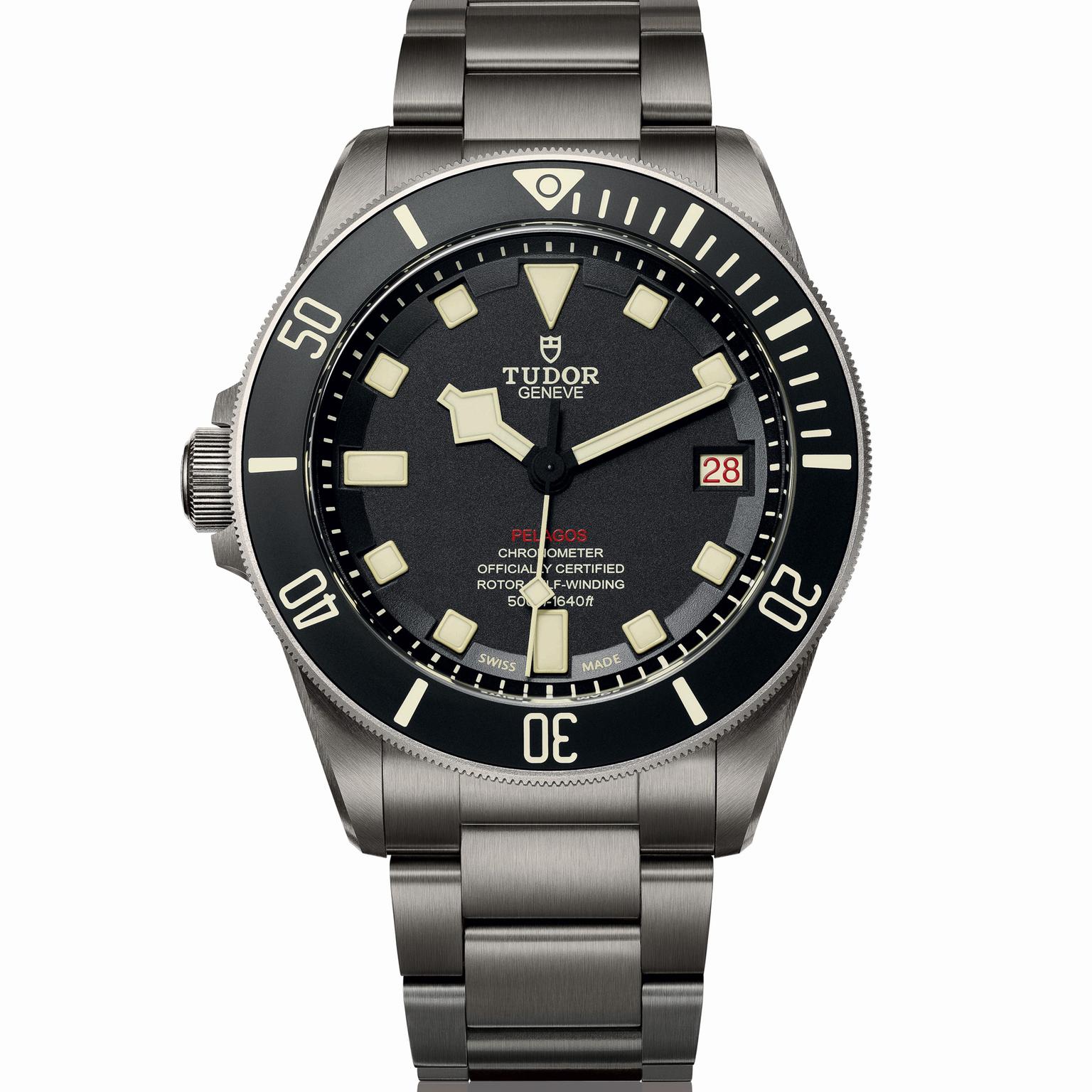 Tudor Pelagos LHD watch dial
