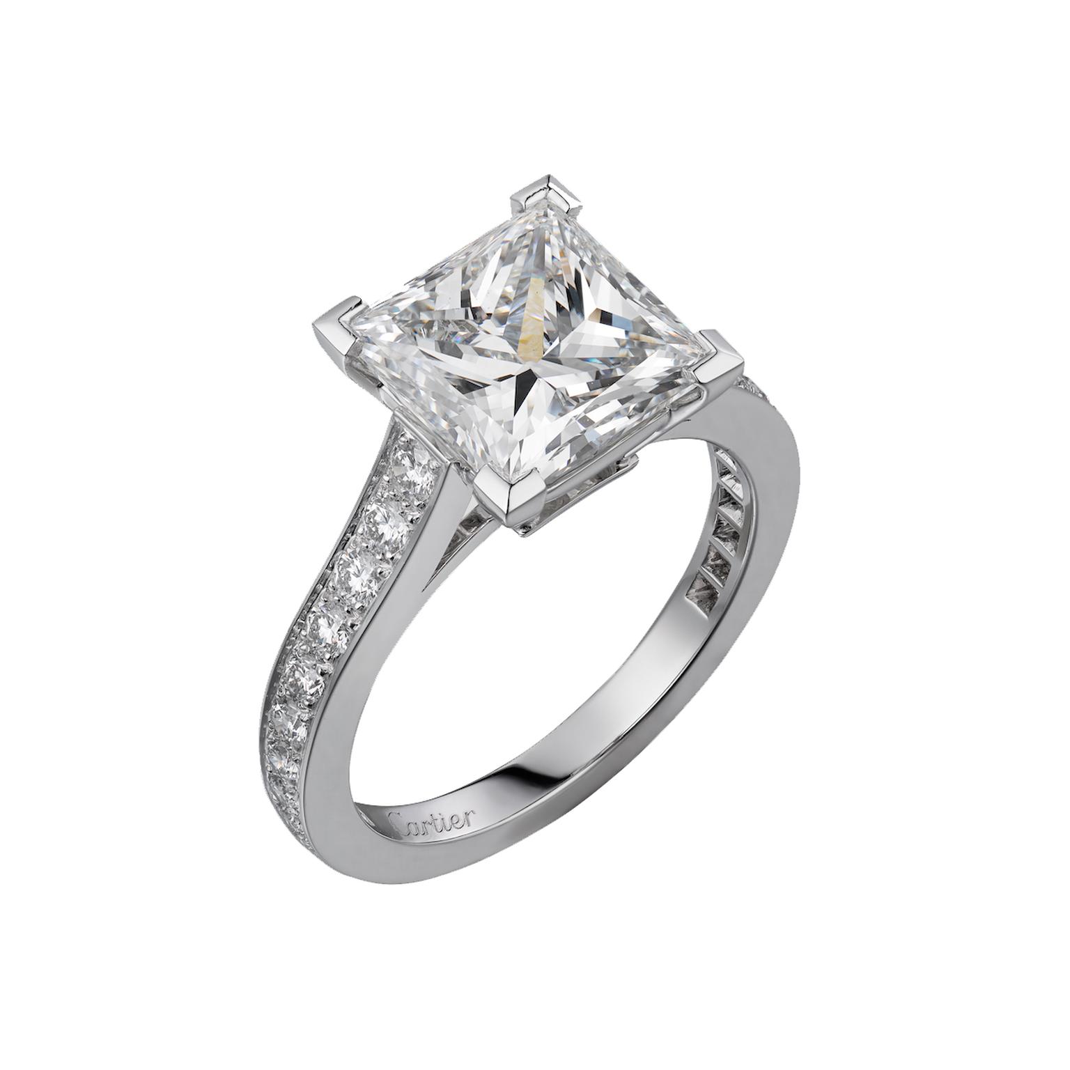 cartier solitaire princess cut