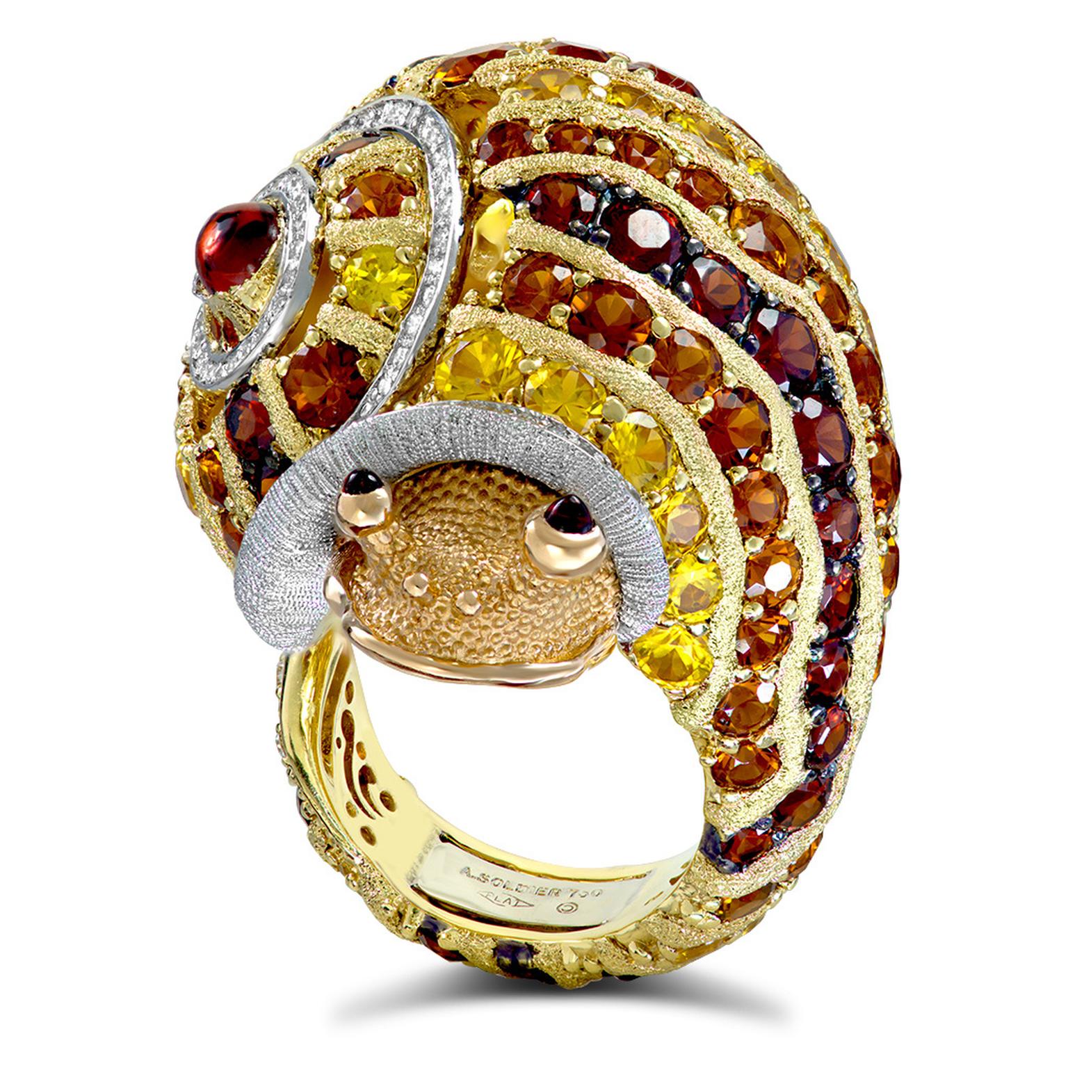 Sunny The Snail Ring