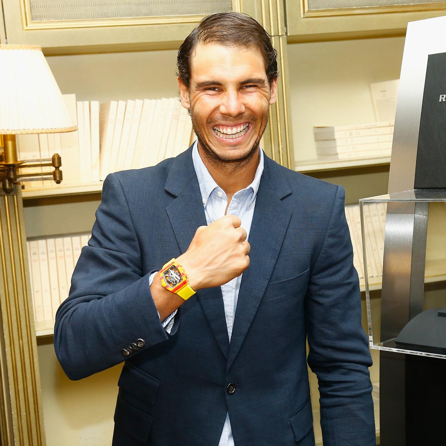 Lucky charm: Rafael Nadal's £700,000 Richard Mille watch ...