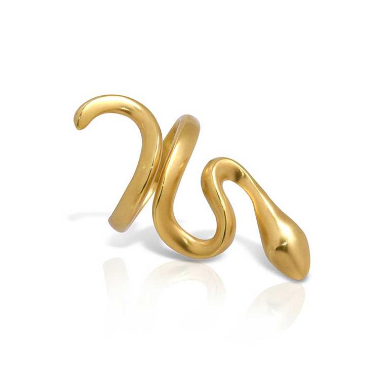 Serpent gold ring by Lalaounis 