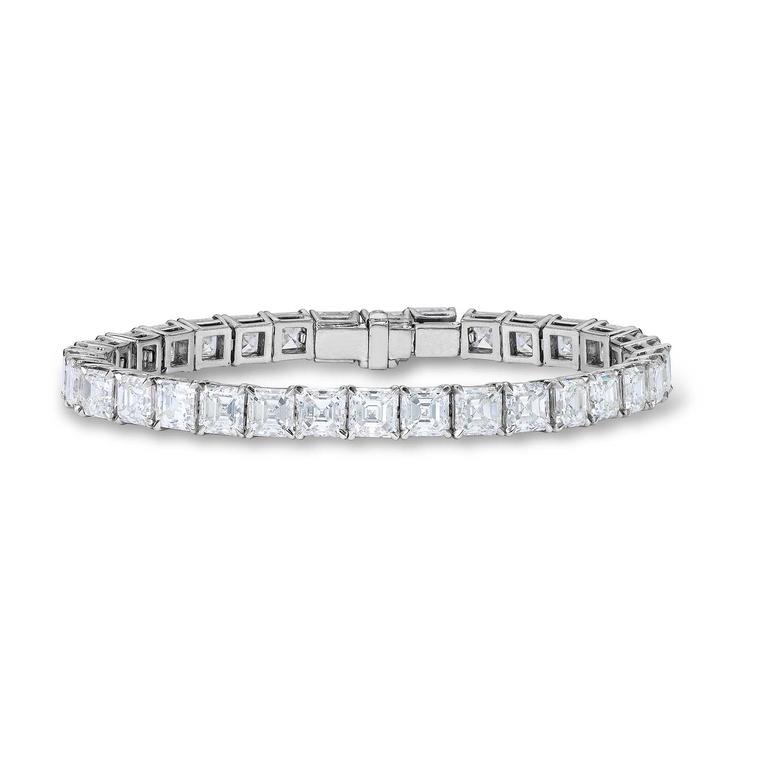 Asprey diamond line tennis bracelet