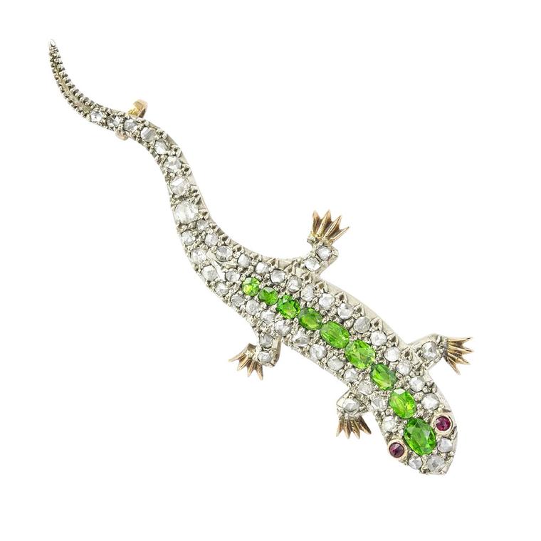 Bentley & Skinner lizard brooch