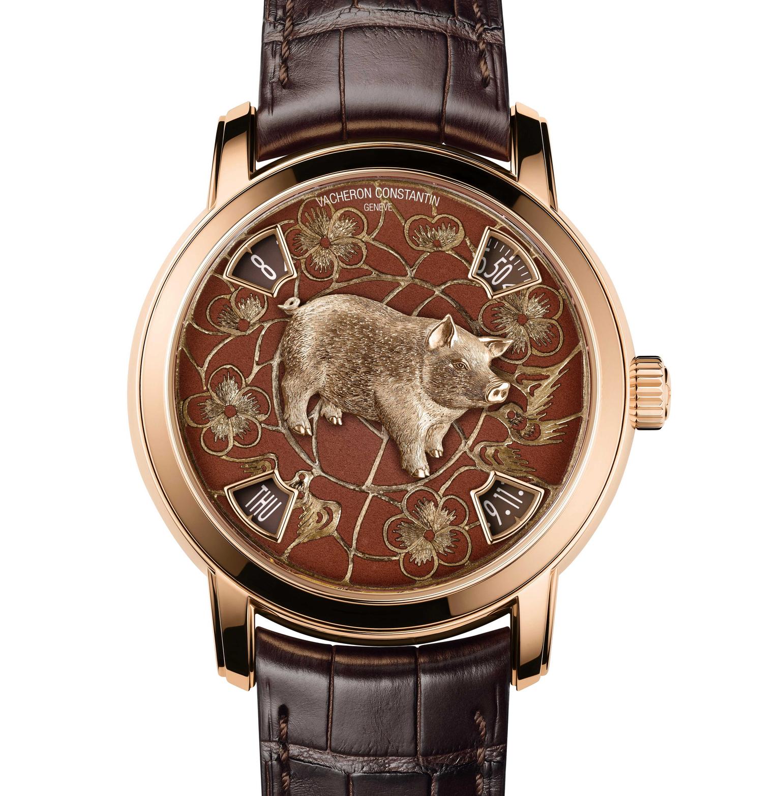 Vacheron Constantin The Legend of the Chinese Zodiac  Year of the Pig pink gold version