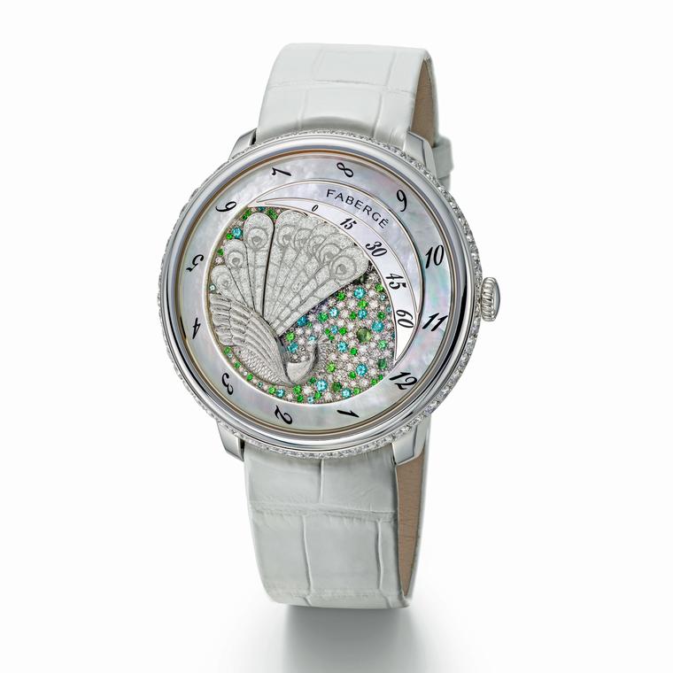 Fabergé Lady Compliquée Peacock watch