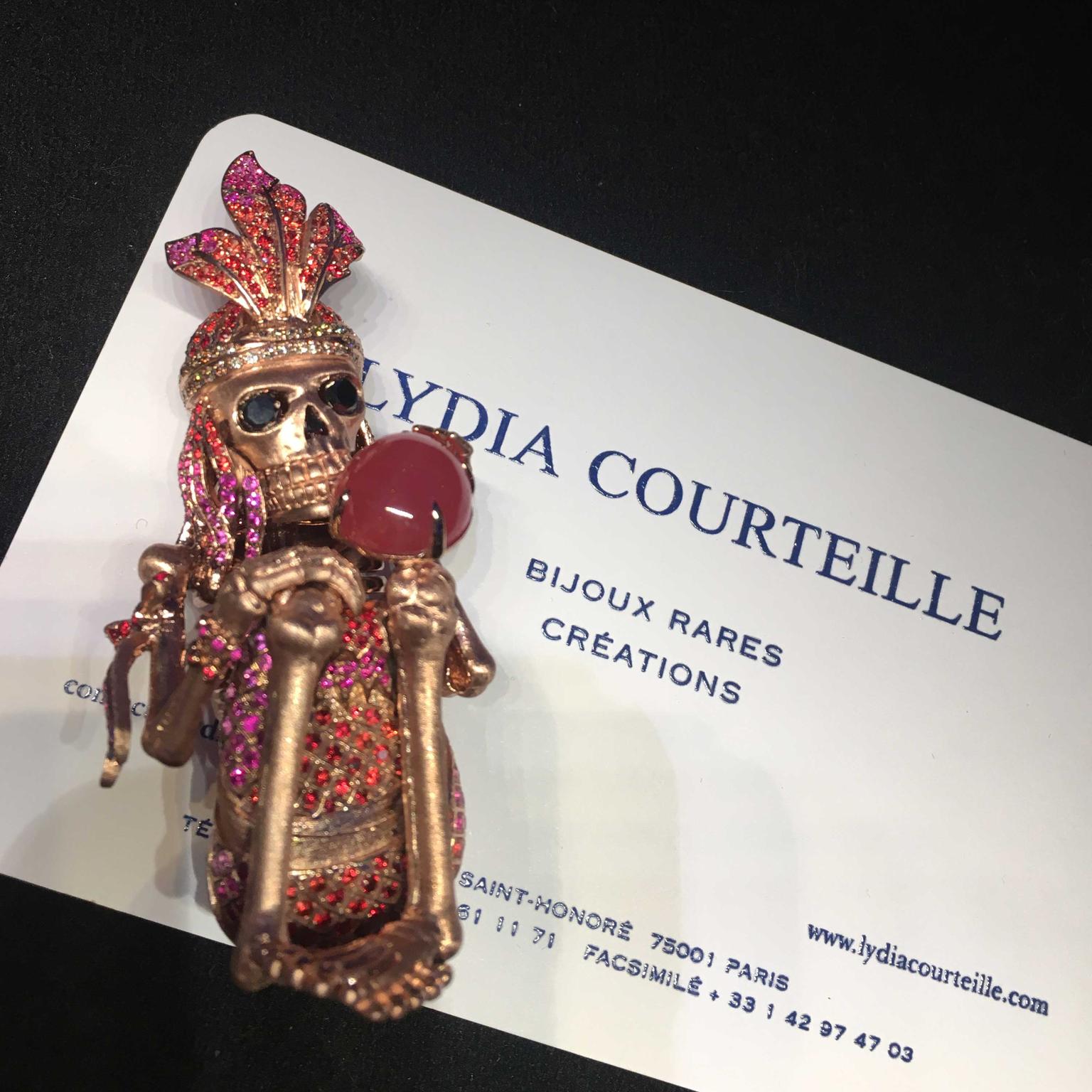 Lydia Courteille Rosa del Inca mummy brooch