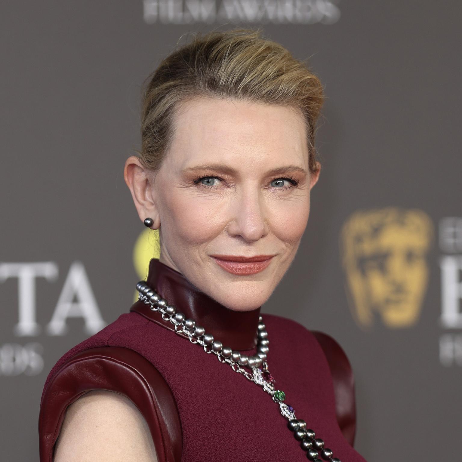 Cate Blanchett at BAFTA 2024 in Louis Vuitton
