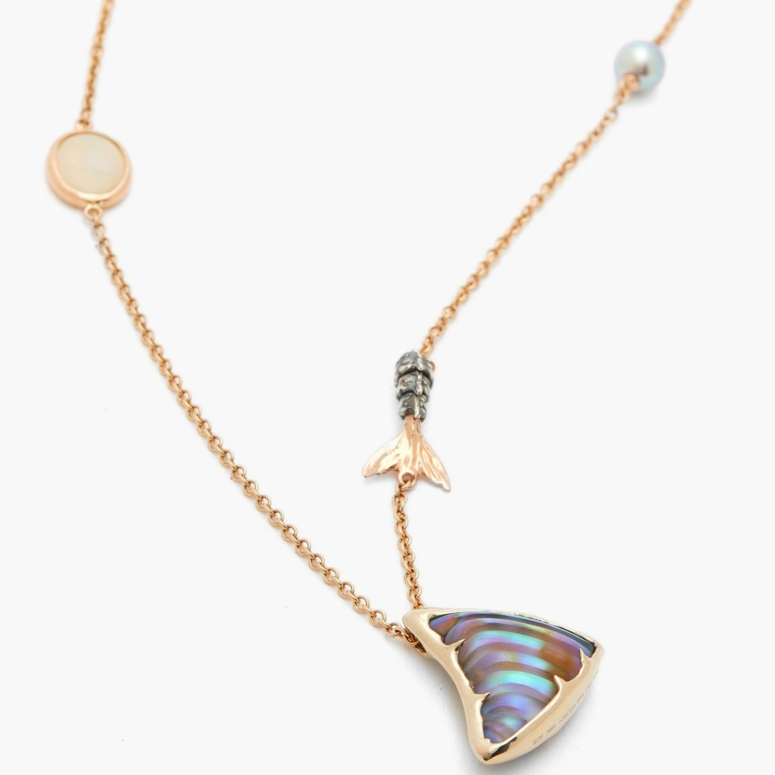Opal necklace by Bibi van der Velden