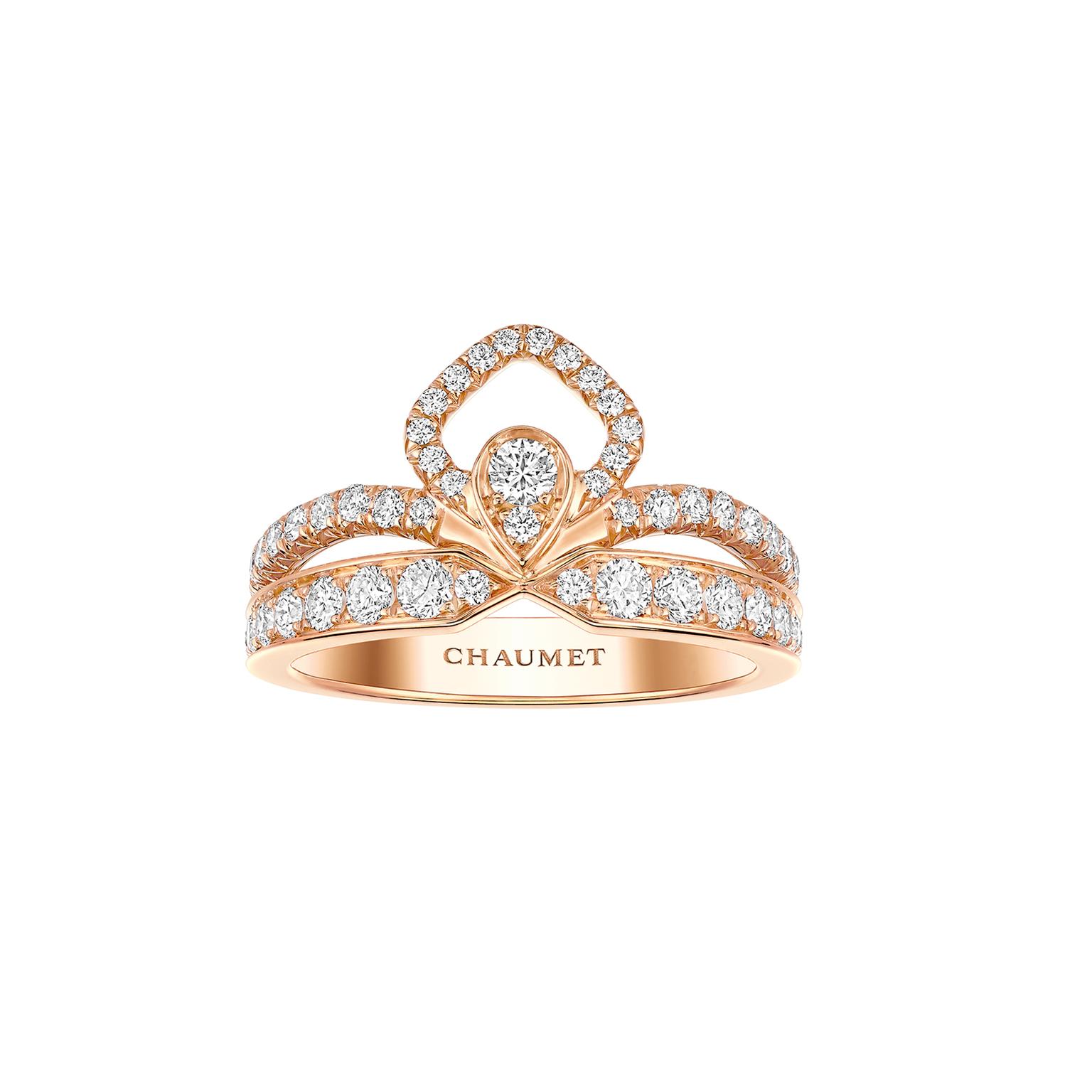 Chaumet Josephine Eclat pink gold ring