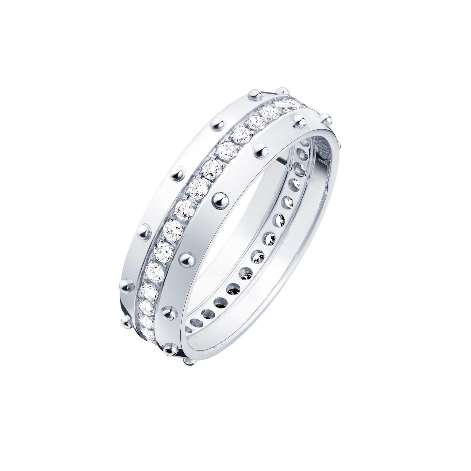 Louis Vuitton Emprise ring in white gold with diamonds