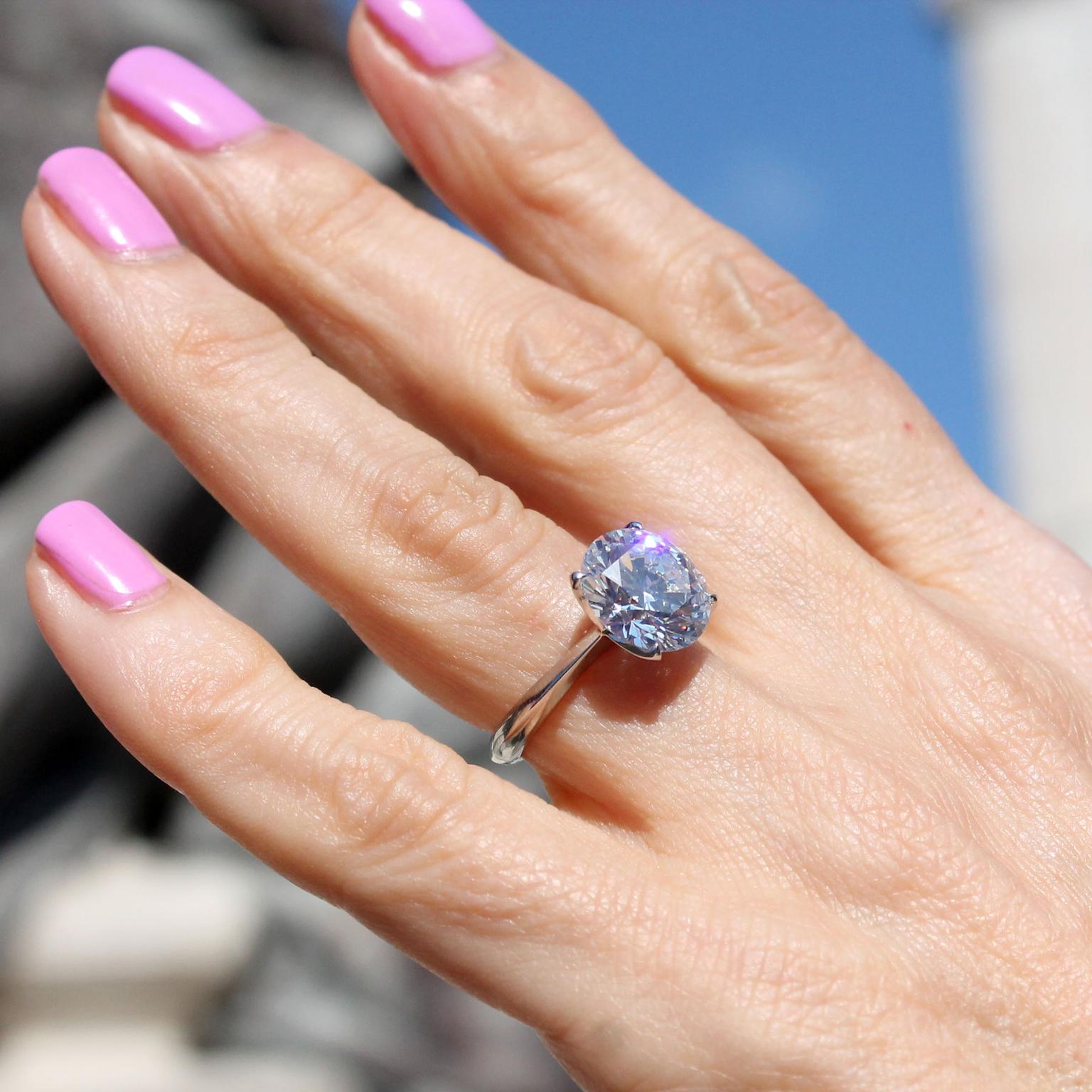 Aenea 5.21 carat diamond engagement ring