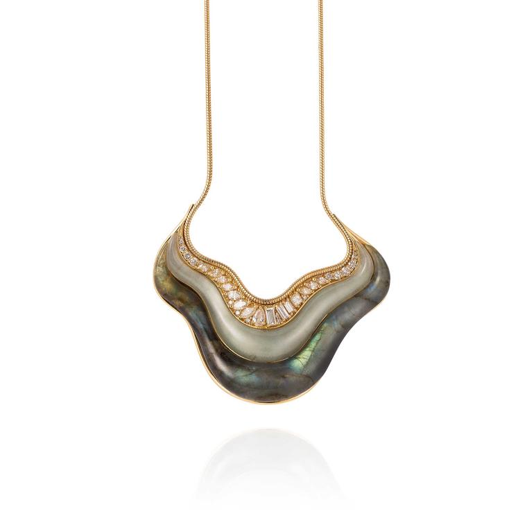 Fernando Jorge Stream pendant with labradorite