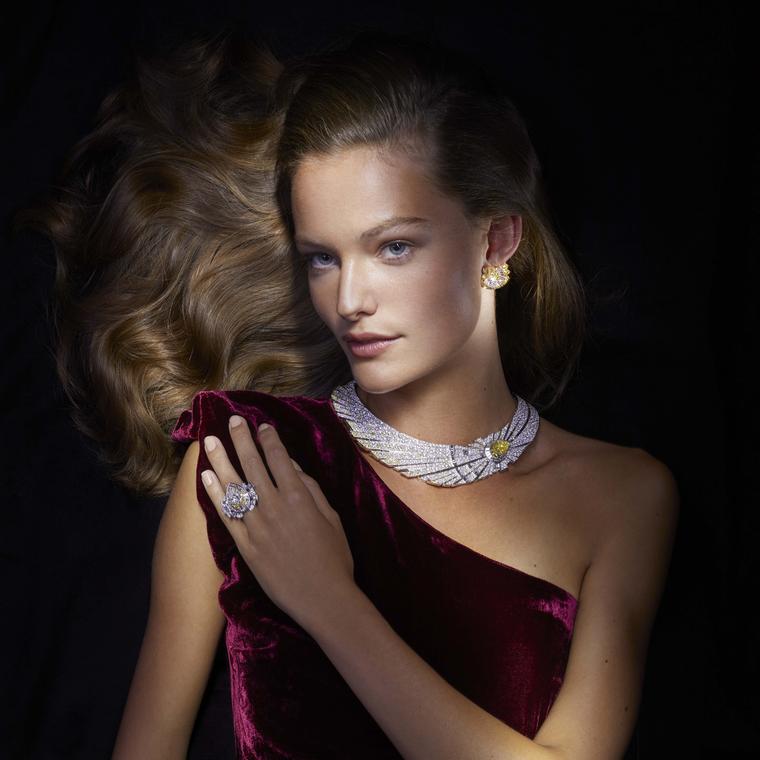 Halley necklace and ring by Van Cleef & Arpels