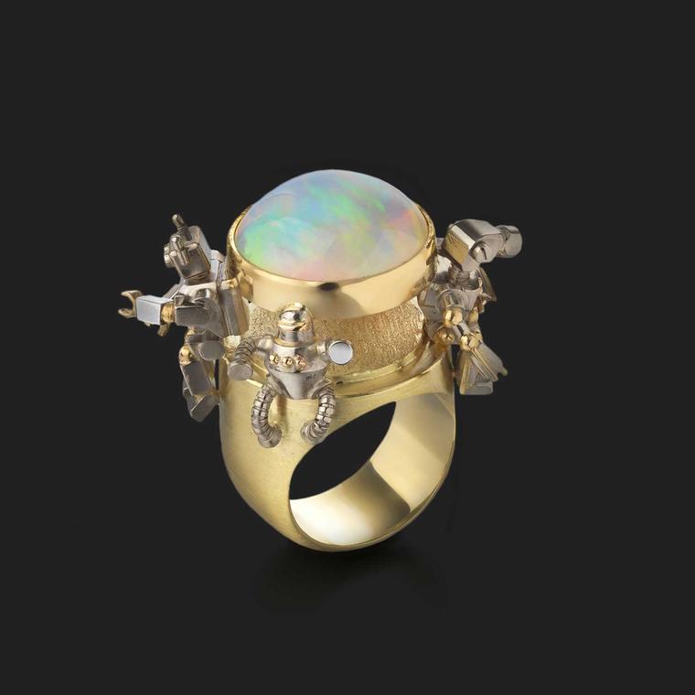 Max Danger Ethiopian opal ring